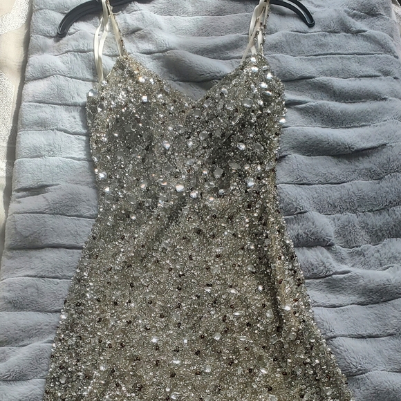 Musani Couture Beaded Mini Dress - Picture 7 of 12